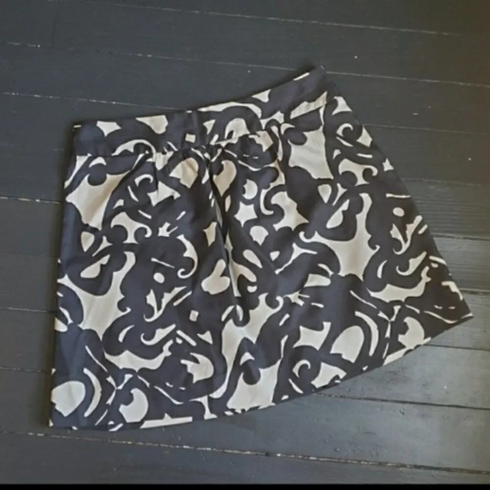 J.crew Abstract Skirt